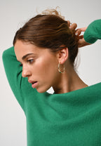 Maglione Girocollo Ecrin - Menta - 100% Cashmere 2 Fili