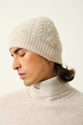 Gorro de 4 Hilos - Scott - Beige Jaspeado