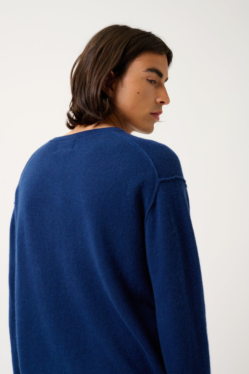 Jersey de cuello redondo - Nolan - Azul