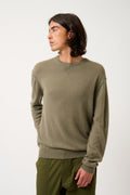 Pull Col Rond Nolan - Army - 100% Cachemire 2 Fils