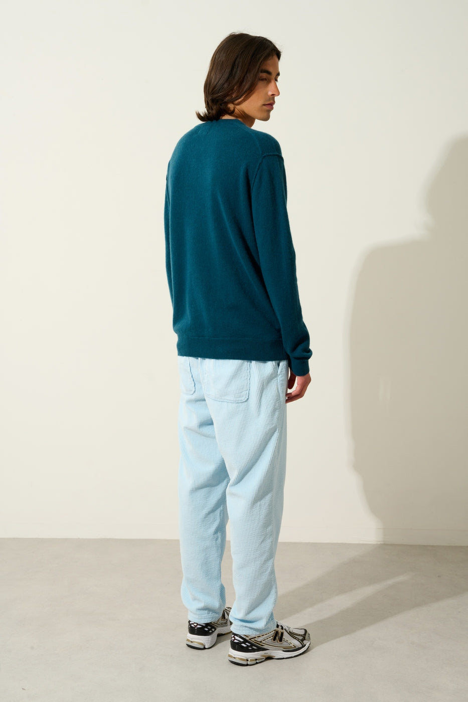 Pull Col V - Timeo - Vert Canard