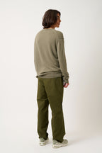Pull Col V Timeo - Army - 100% Cachemire 2 Fils - Homme