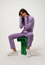 Suzie Roll-Neck Jumper - Mauve - 100% 2-Ply Cashmere
