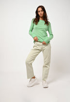 Jersey con cuello barco - Criou - Verde