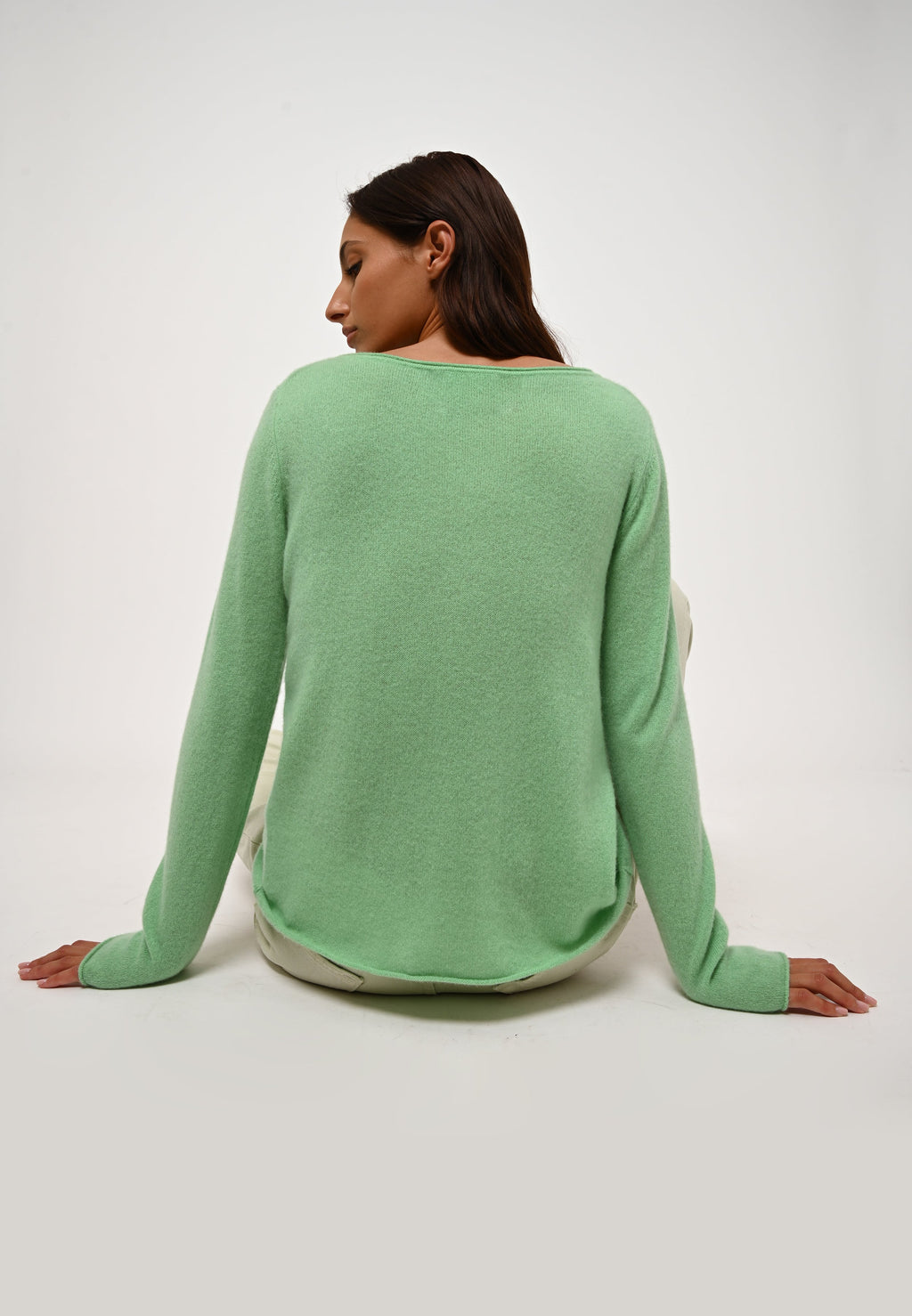 Jersey con cuello barco - Criou - Verde