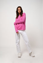 Pull Col Bateau Criou - Rose - 100% Cachemire - 2 Fils