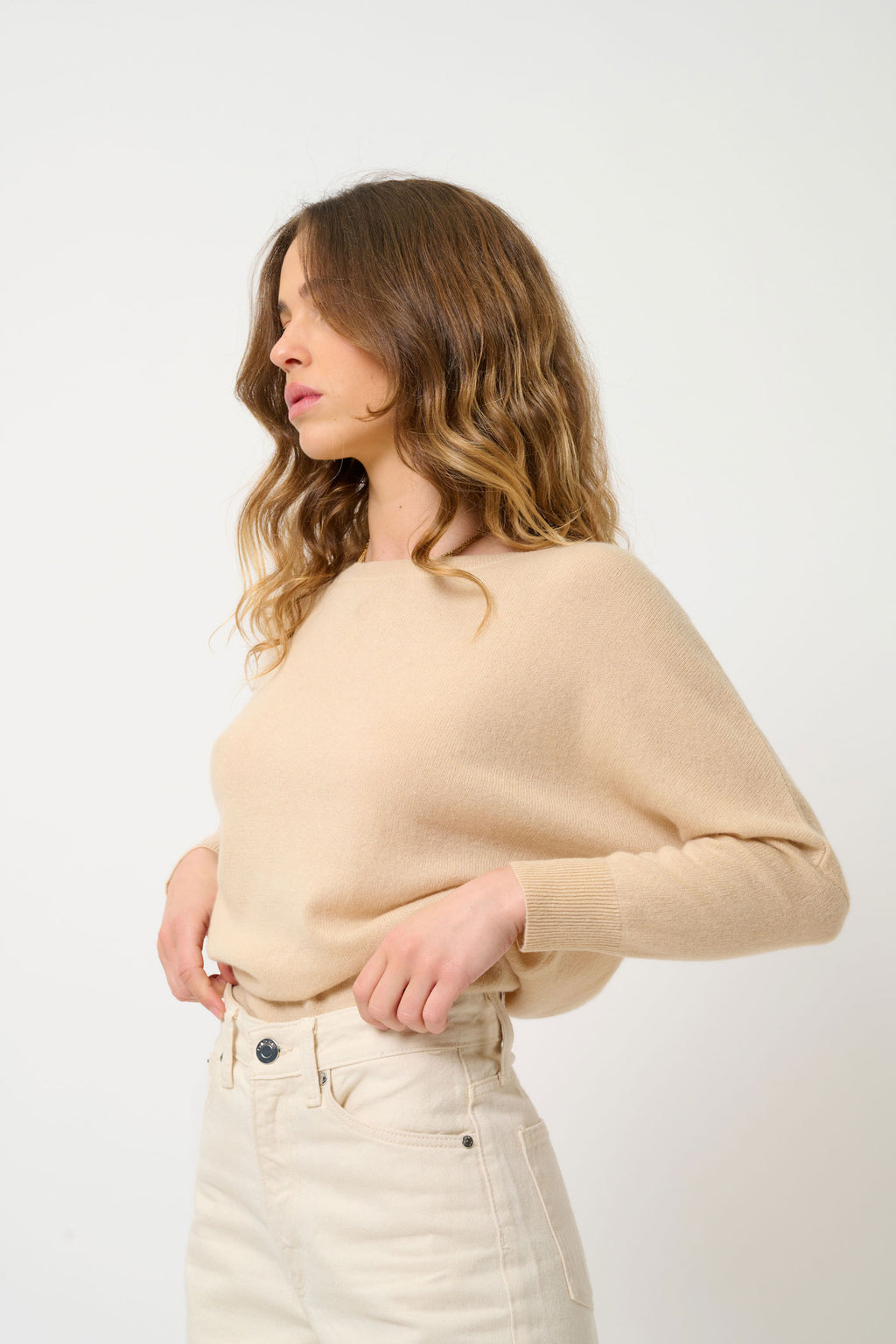 Pull Chauve Souris - Goléon - Beige