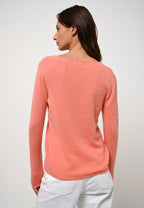Pull Col V  - Galise - Rose