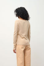 Pull Col V - Galise - Beige