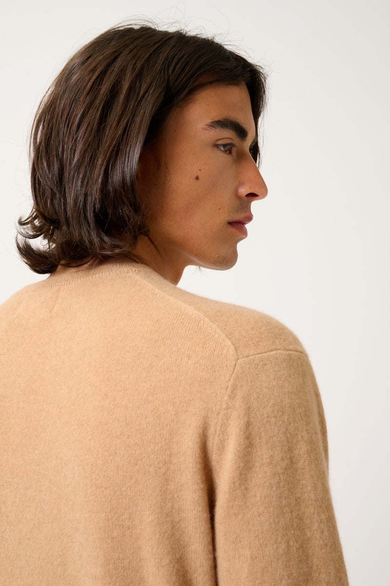 Round-Neck Jumper - Aiglière - Sahara