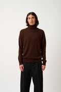 Jersey de cuello alto - Bange - Café