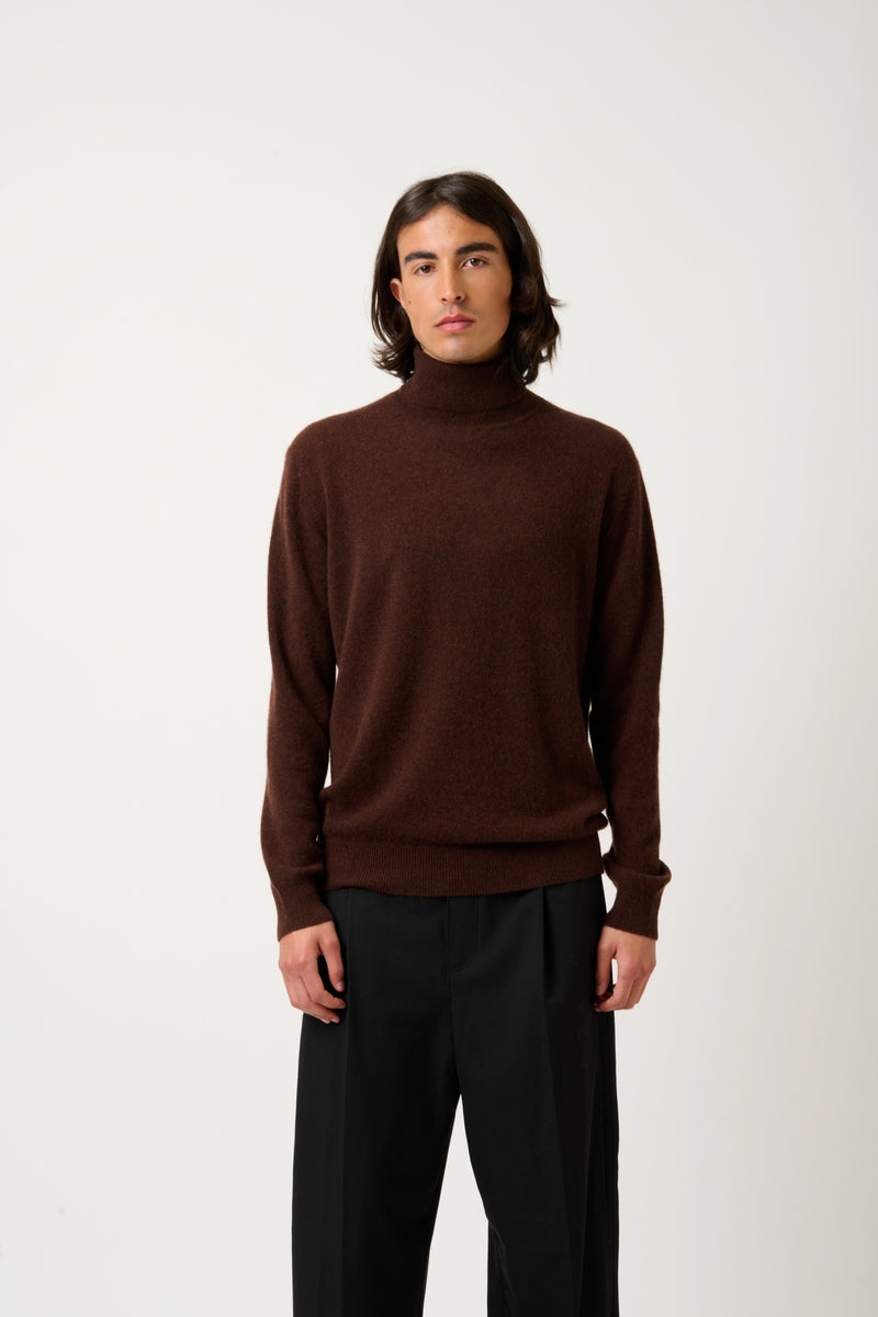 Jersey de cuello alto - Bange - Café
