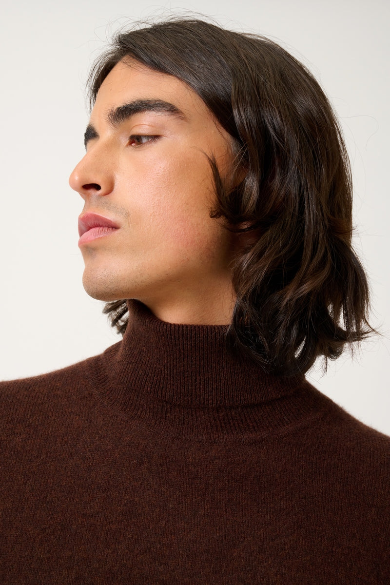 Jersey de cuello alto - Bange - Café
