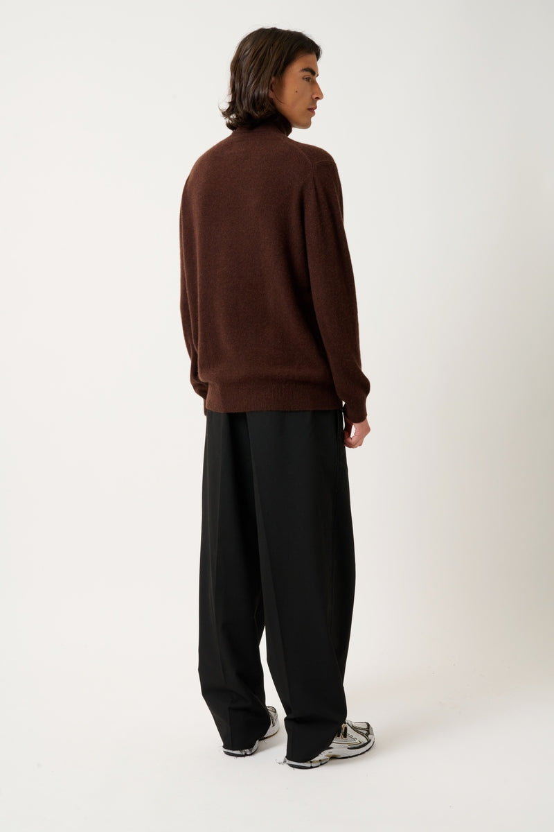 Jersey de cuello alto - Bange - Café