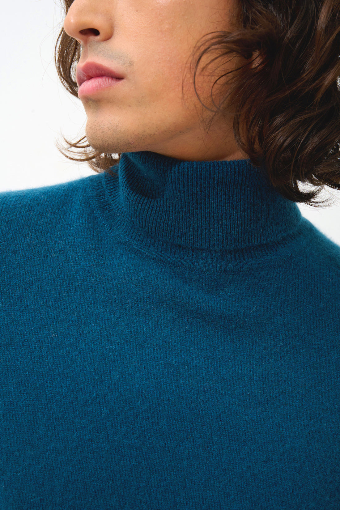 Pull Col Roulé - Bange - Vert Canard