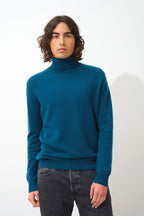 Pull Col Roulé - Bange - Vert Canard