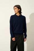 Polo Manches Longues - Charvet - Navy