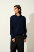 Polo Manches Longues - Charvet - Navy