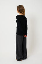 Pull Col Bateau Goutte Devant - Glyder - Noir