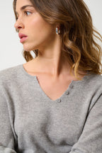 Pull Col Tunisien - Bodmin - Gris