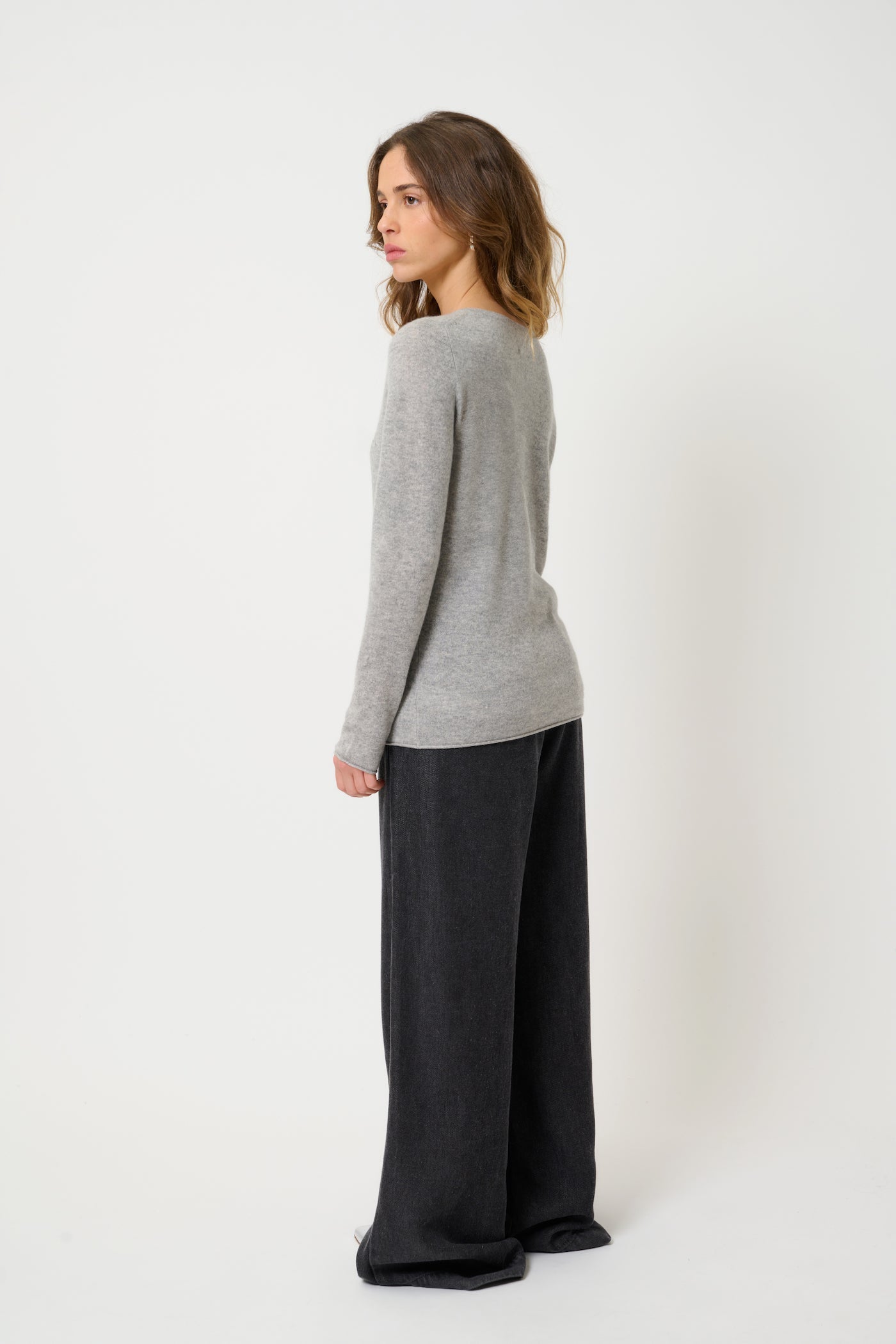 Pull Col Tunisien - Bodmin - Gris