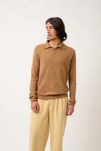 Polo Manches Longues - Charvet - Noisette