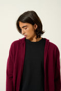 Gilet Zippé Capuche - Neurre - Bordeaux