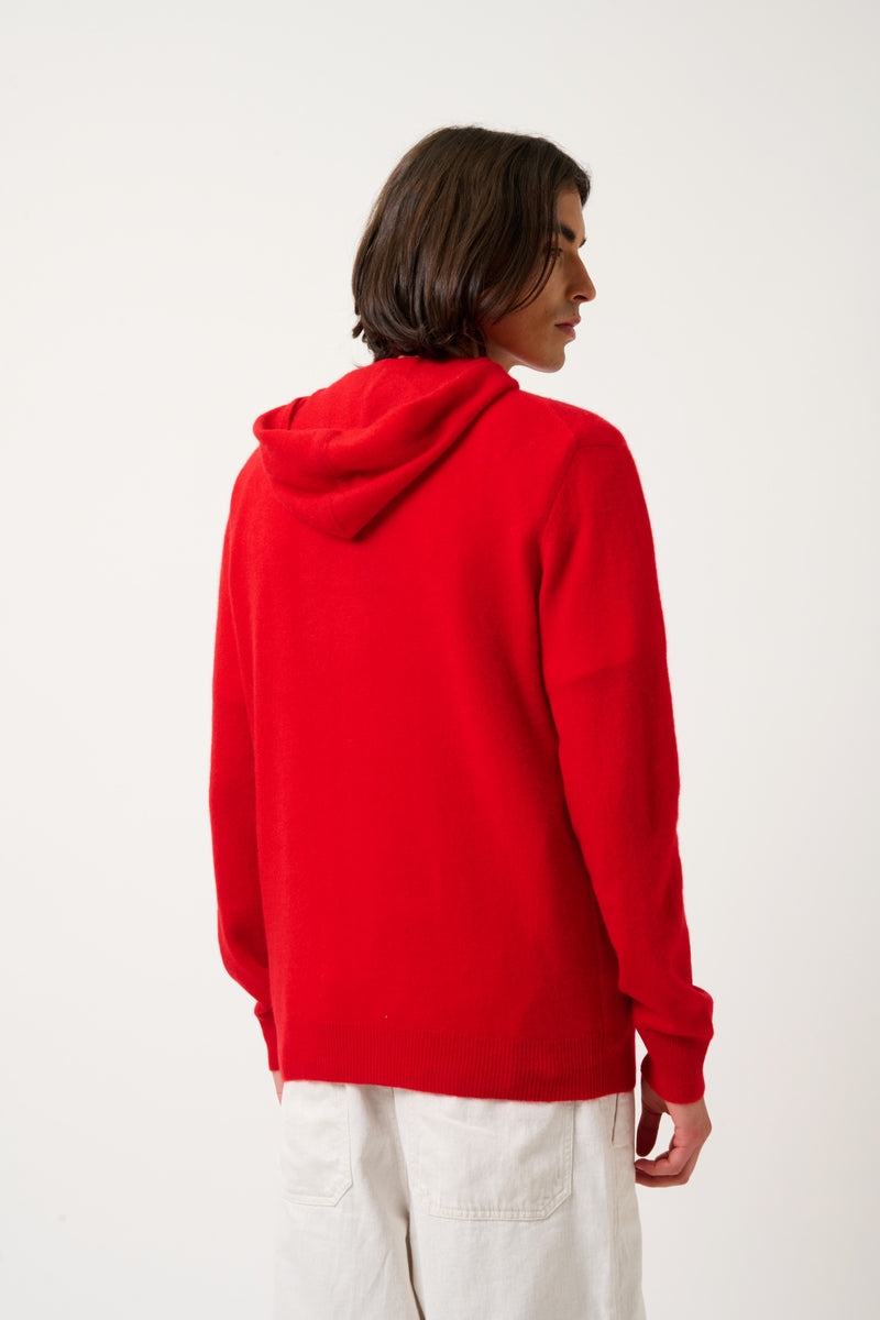 Gilet Zippé Capuche - Neurre - Rouge