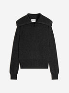 Jersey de cuello camionero - Karma - Gris carbón jaspeado