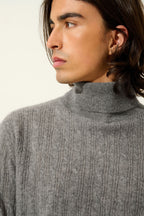 Roll-Neck Jumper - Kona - Brown