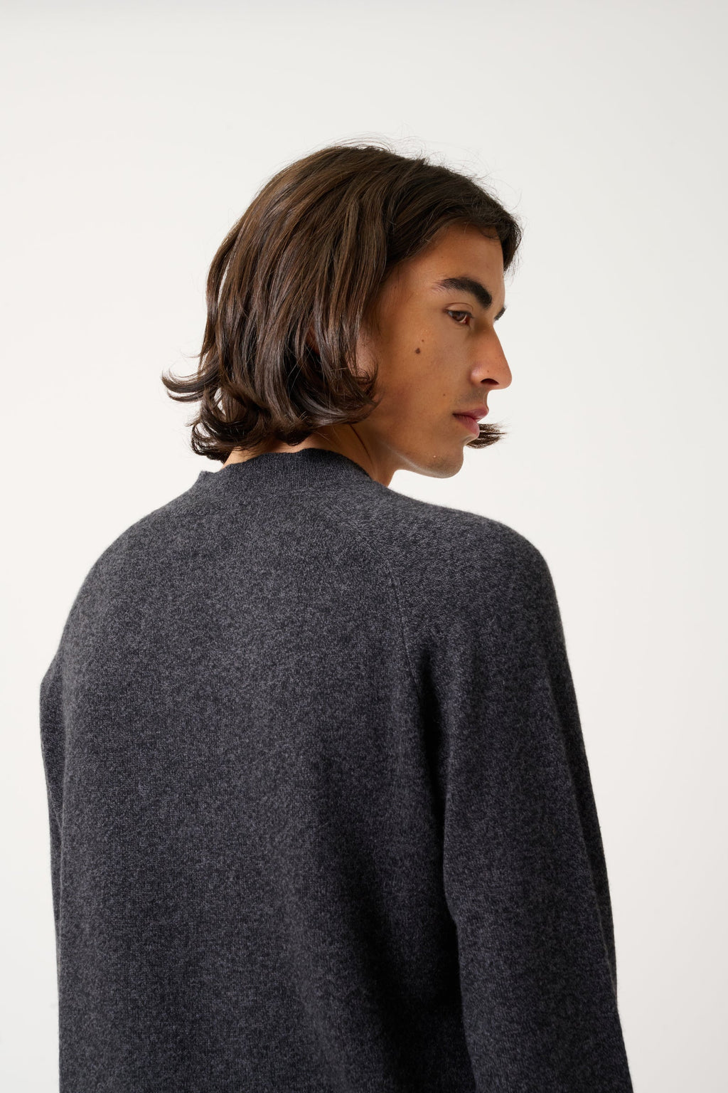 Pull Col Rond - Kundum - Noir