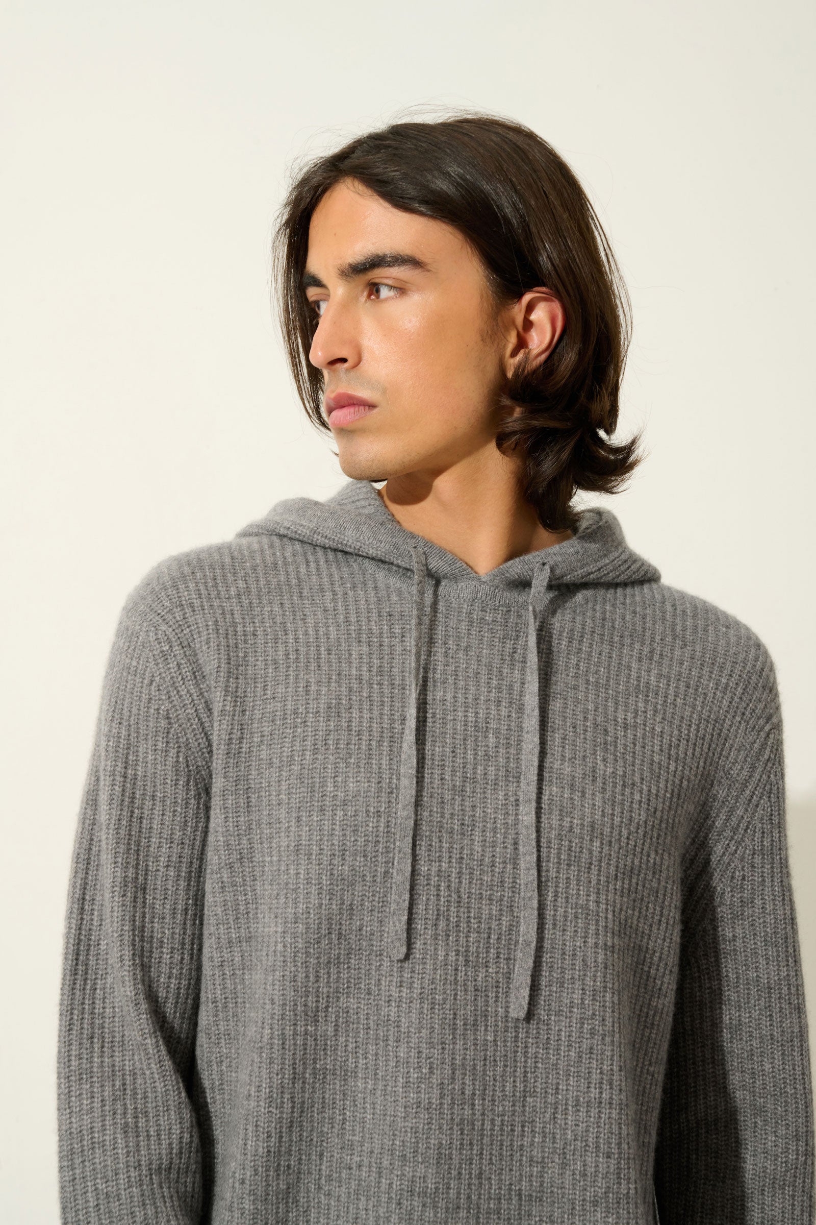 Jersey con capucha de 4 hilos - Mida - Franela jaspeada