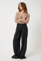 Jersey Cuello en V - Grasmoor - Camel Jaspeado