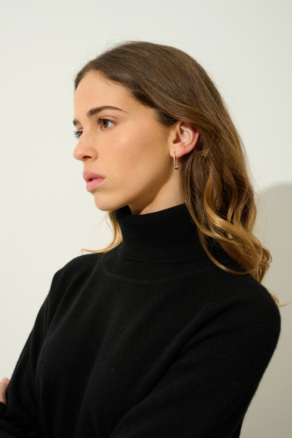 Roll-Neck Jumper - Madeline - Black
