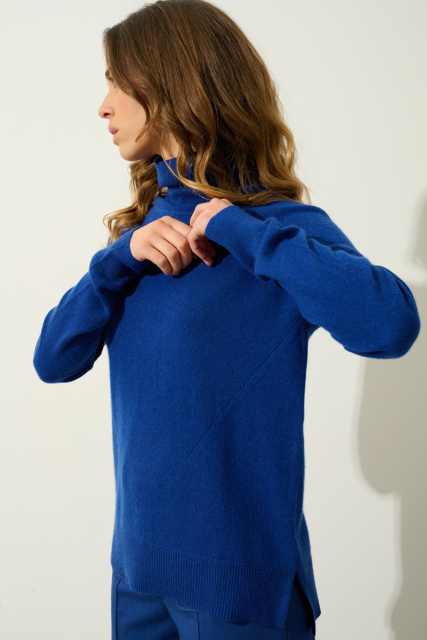 Roll-Neck Jumper - Madeline - Outremer