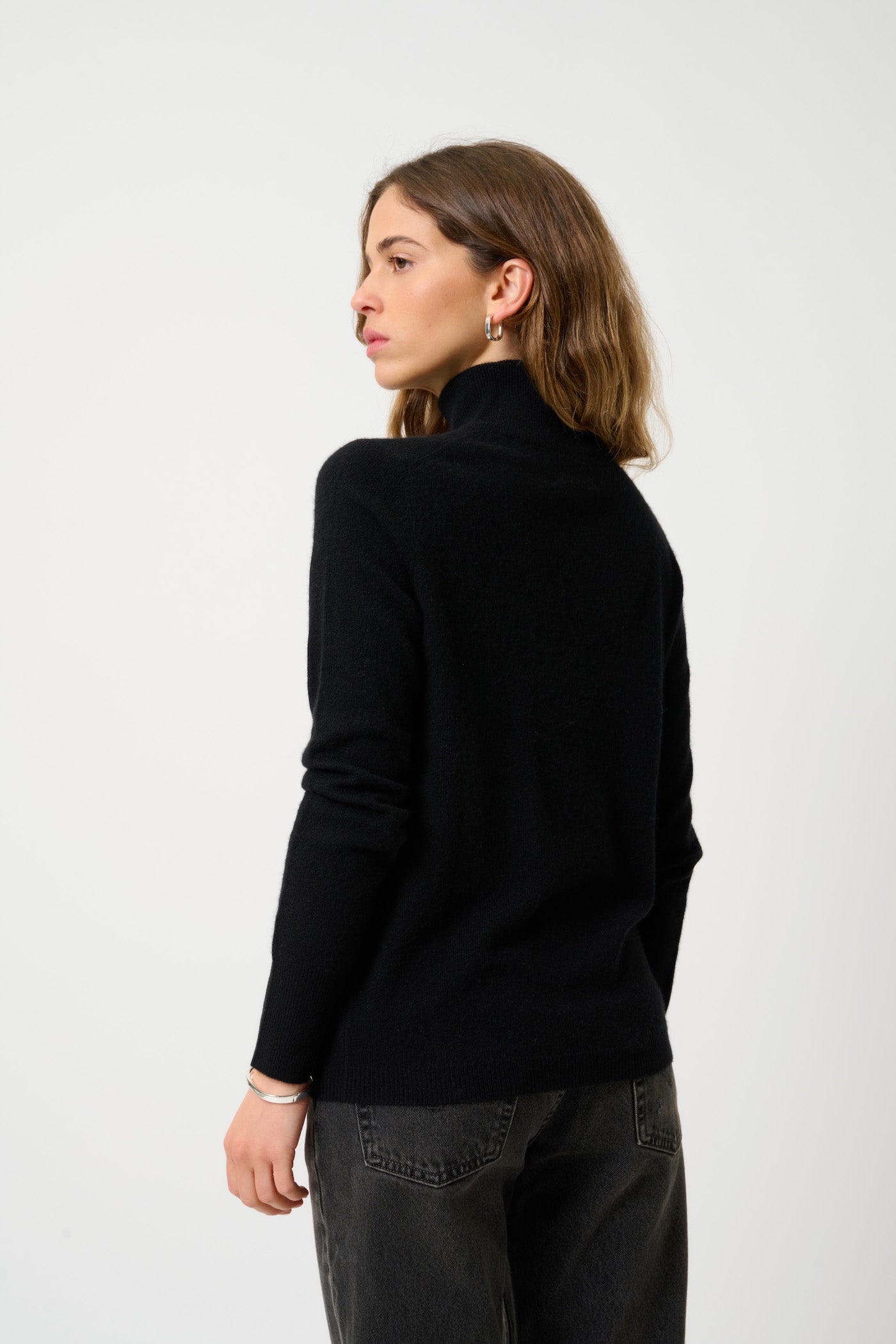 Jersey Cuello Vuelto - Eileen - Negro