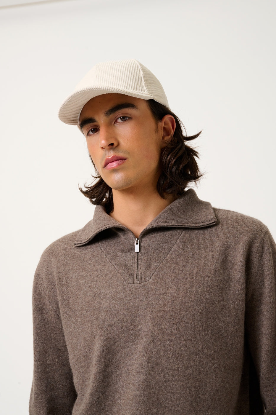 Pull Camionneur Noemie - Taupe Chiné - Homme