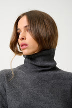 Jersey de cuello alto - Roxane - Gris