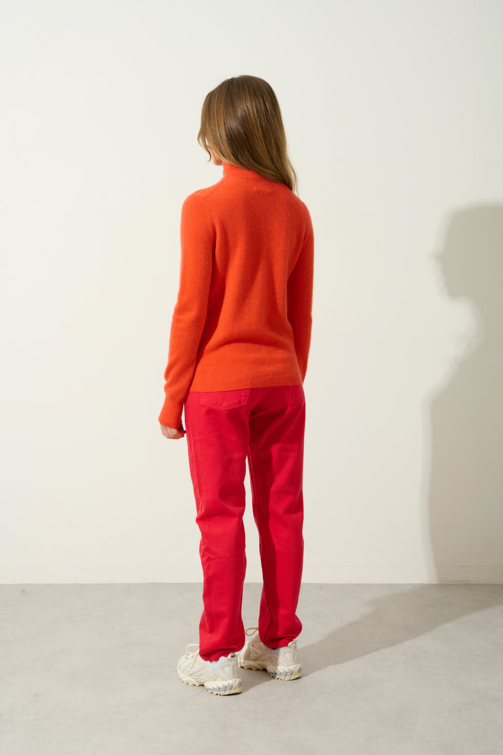 Jersey Cuello Vuelto - Eileen - Naranja