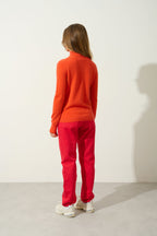 Roll-Neck Jumper - Eileen - Orange