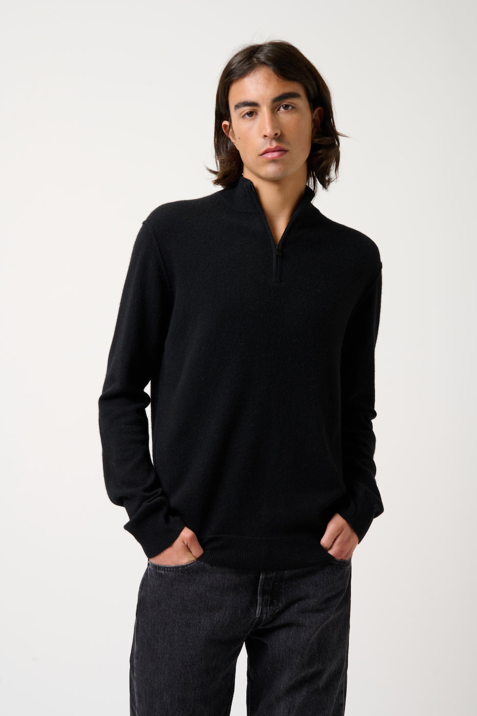 Candice Trucker Jumper - Black