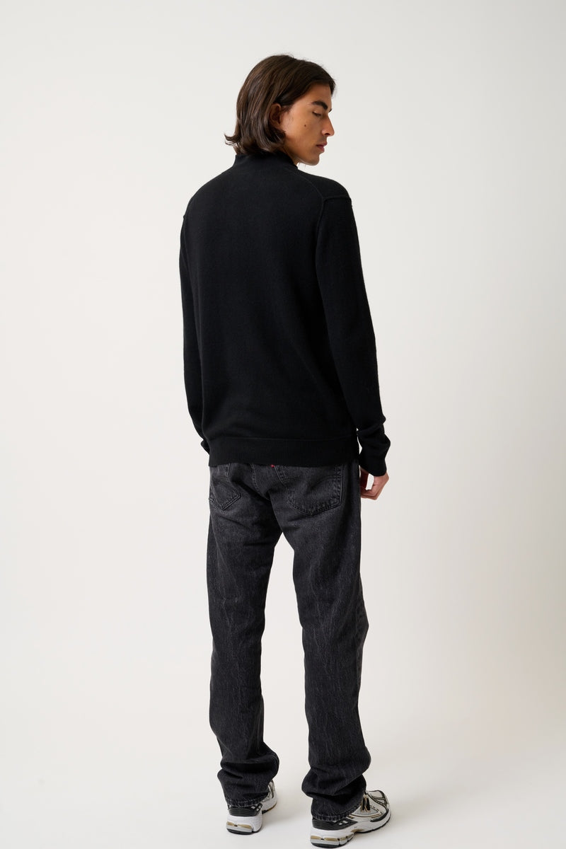 Candice Trucker Jumper - Black