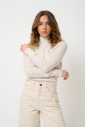 Pull Col Roulé - Eileen - Ivoire