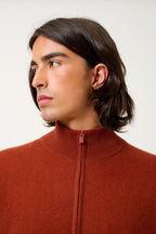Gilet Zippé Col Montant - Albaron - Écureuil