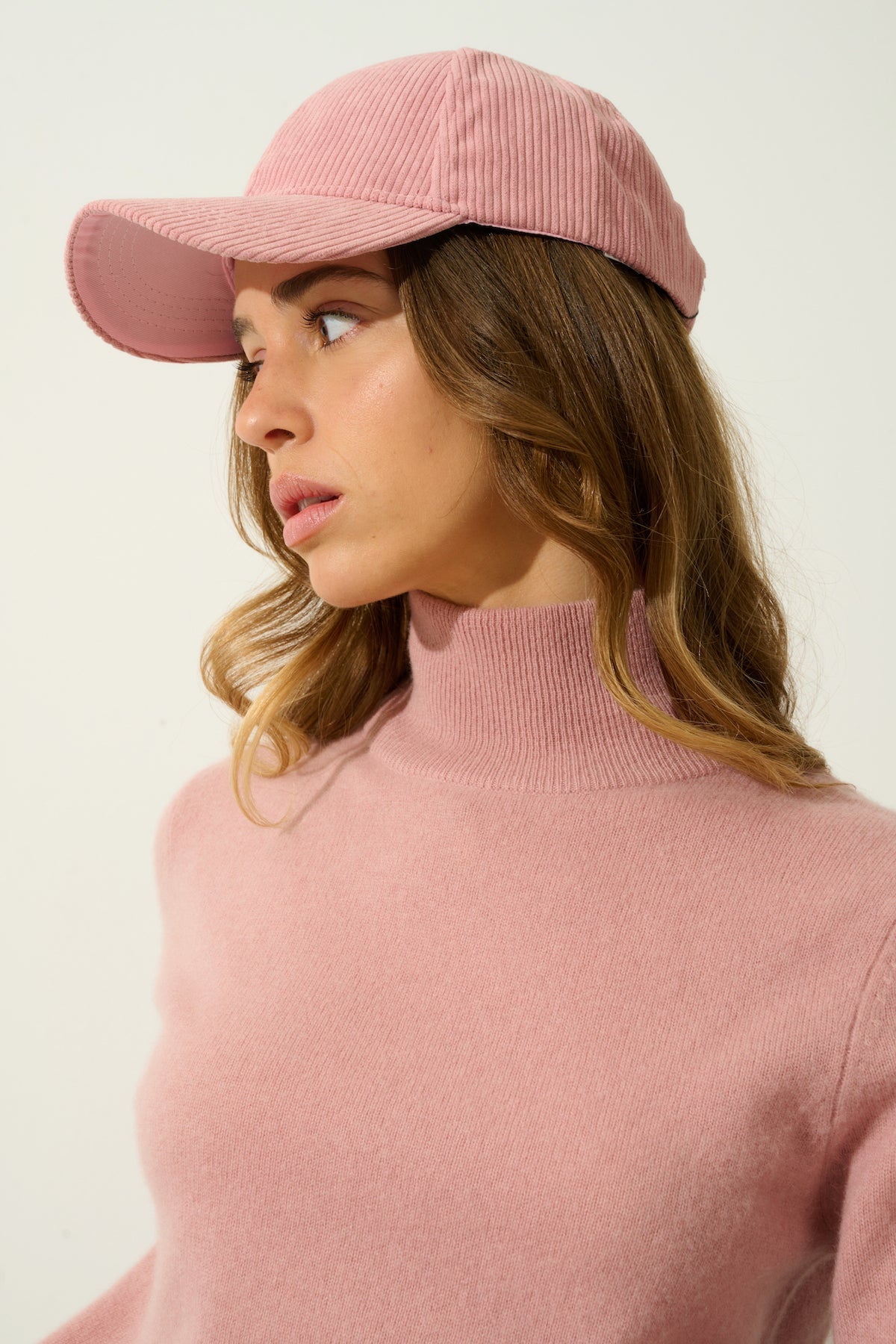 Jersey de Cuello Vuelto - Eileen - Rosa Palo