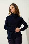 Pull Col Roulé - Madeline - Navy