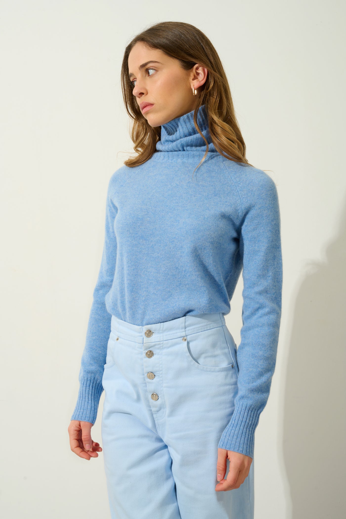 Jersey Cuello Alto - Cassy - Sky