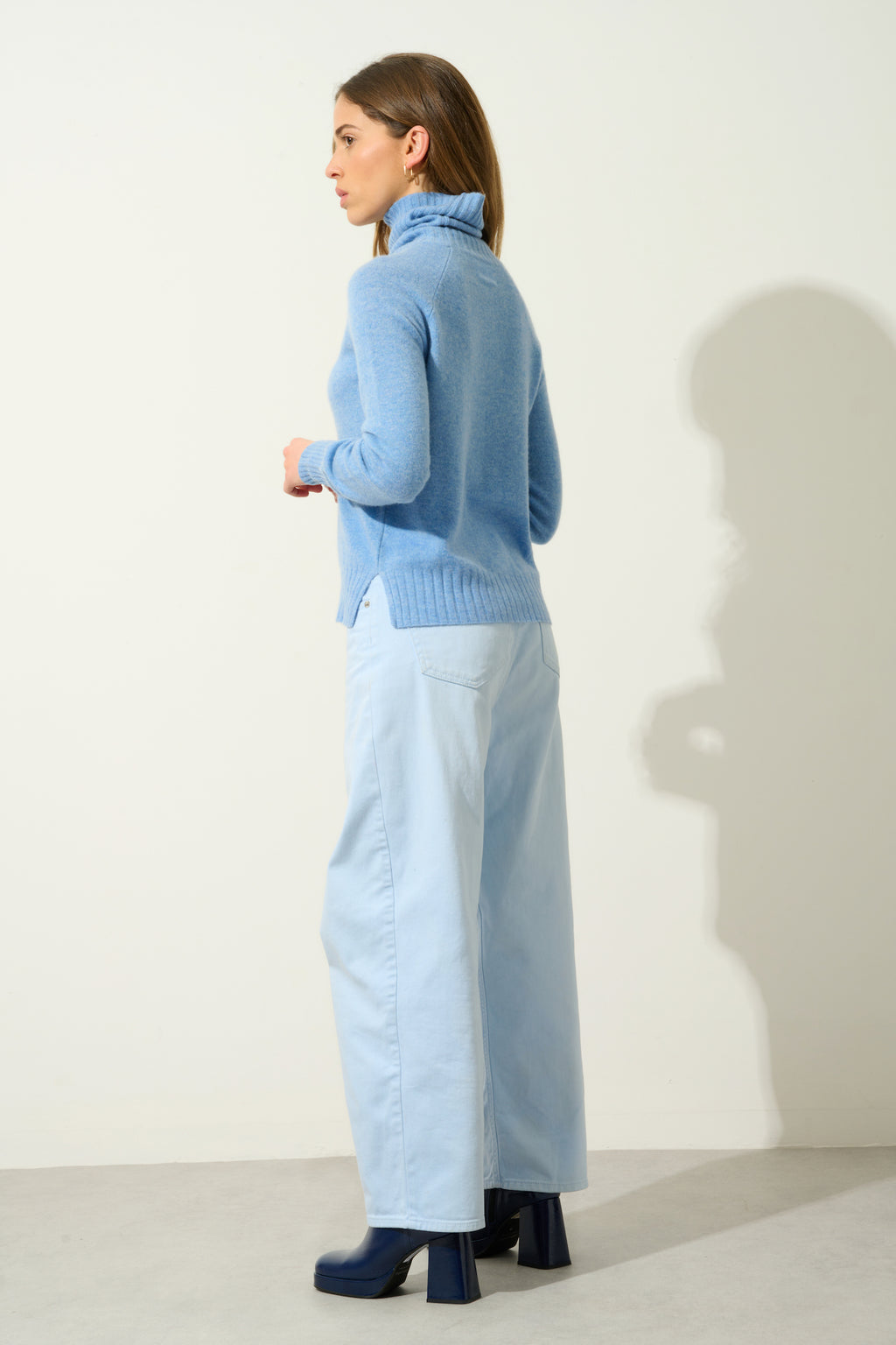 Jersey Cuello Alto - Cassy - Sky