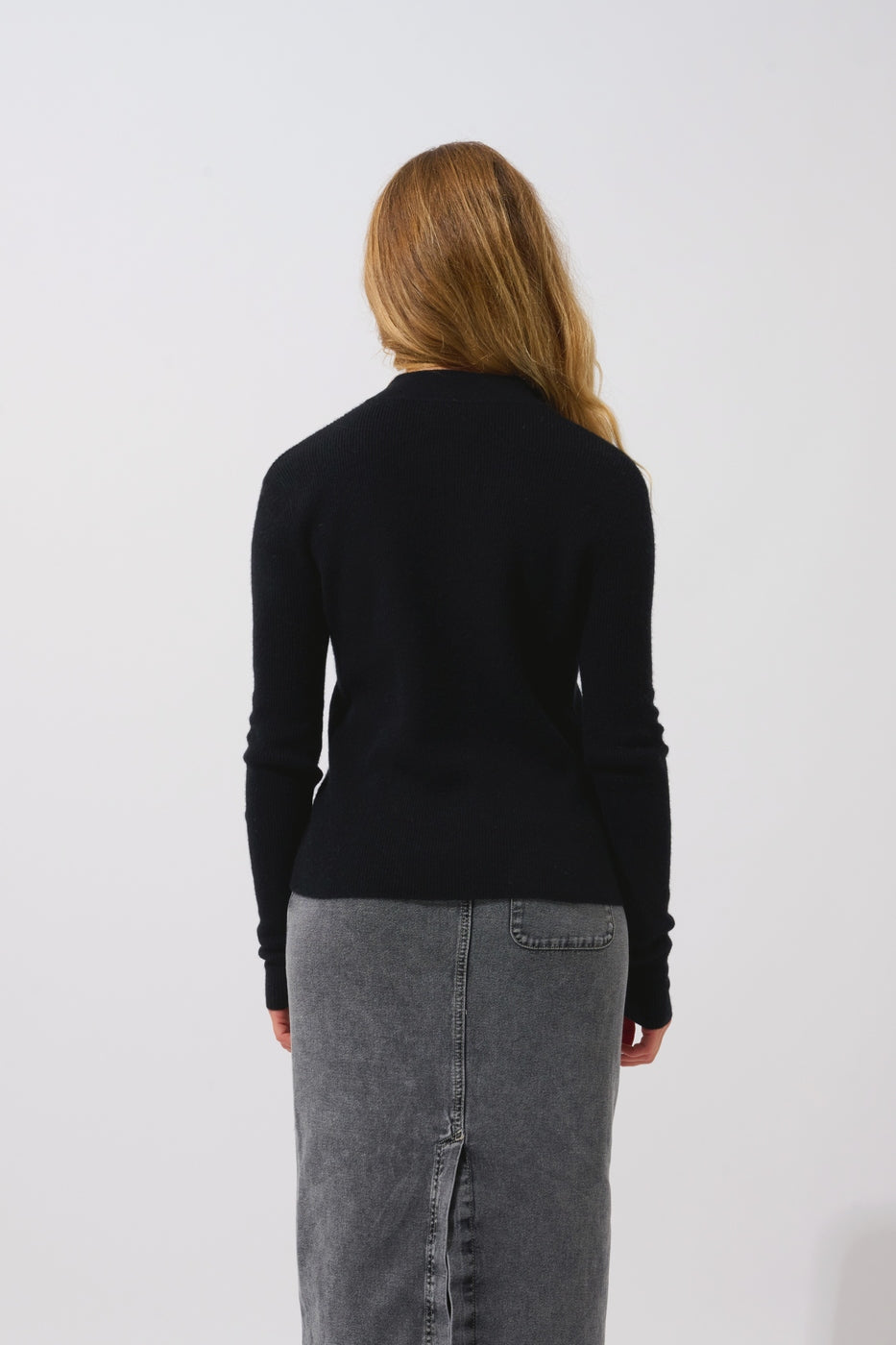 Half-Zip Jumper - Asta - Black