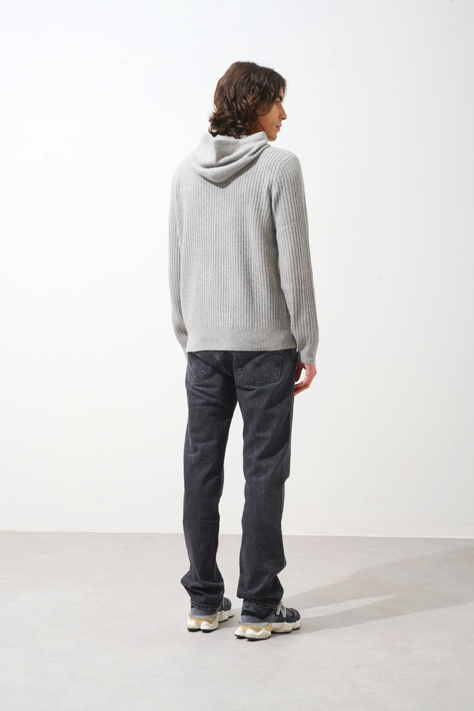 Jersey con capucha de 4 hilos - Bendt - Nube jaspeada